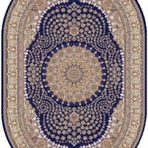 Овальный ковер Versailles 02627a-navy / navy DURKAR .