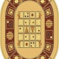 Овальный ковер Виктория b033v-130 KALINKA .