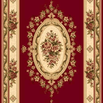 Ковровая дорожка Valencia (Валенсия) D010 RED Красный.