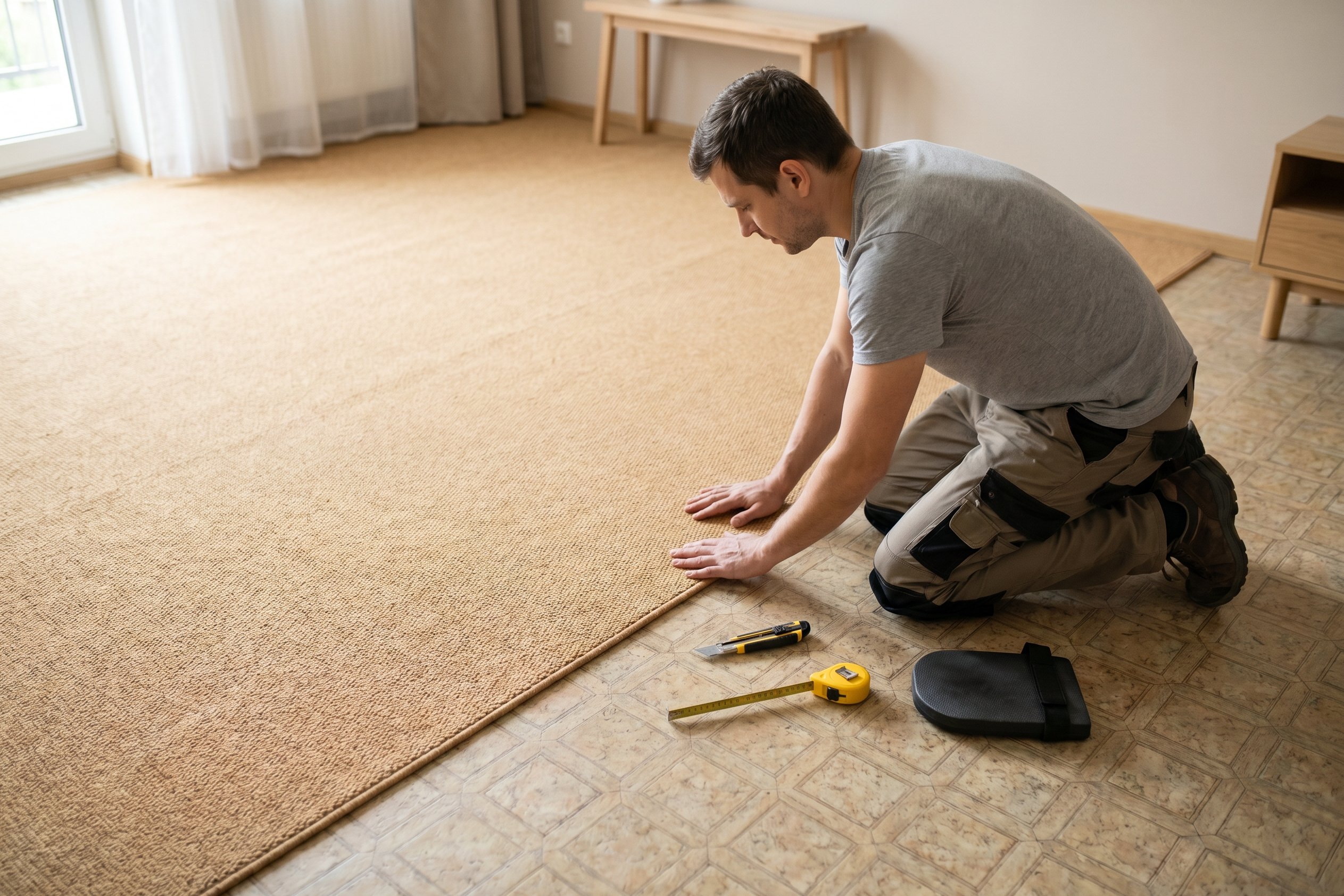 Можно ли стелить ковролин на линолеум и как это сделать